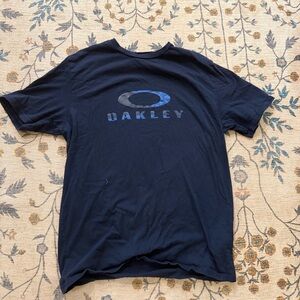 Oakley Men's Dark Blue Graphic Tee